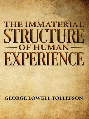 cover image of The Immaterial Structure of Human Experience